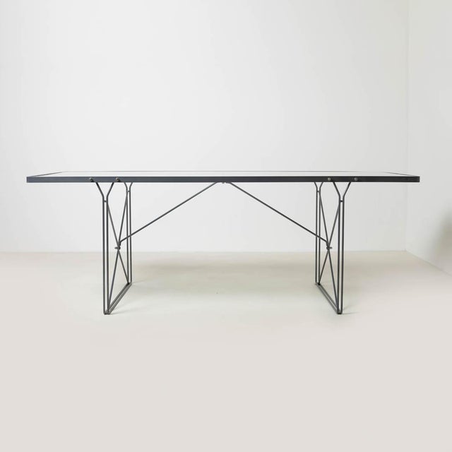 Gray Vintage Moment Dining Table by Niels Gaamelgaard for Ikea, 1990s For Sale - Image 8 of 11