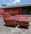 Mid-Century Modern Restored Mid Century Tufted Lounge Chair & Otto For Sale - Image 3 of 8