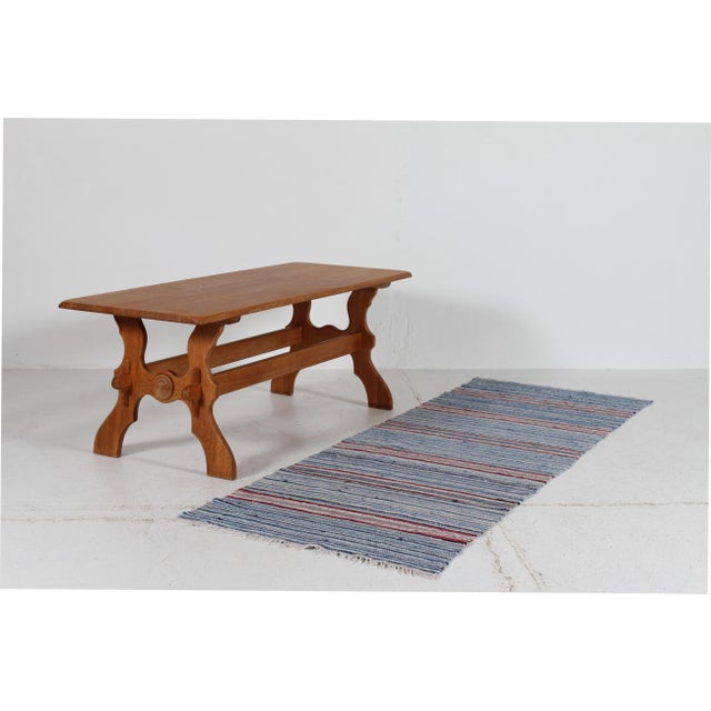 Danish Brutalist Coffee Table in Oak by Axel Einar Hjorth, 1940 For Sale - Image 10 of 12