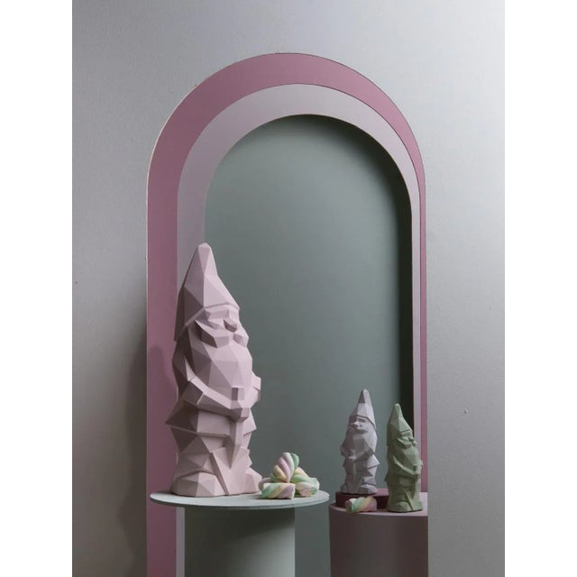 Nino Garden Gnome in Olive Green by Pellegrino Cucciniello for Plato Design For Sale - Image 4 of 5