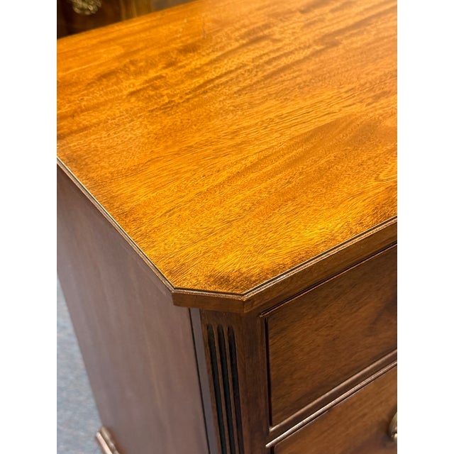 Wood Ethan Allen “Elliott” Mahogany Dresser From Newport Collection For Sale - Image 7 of 12