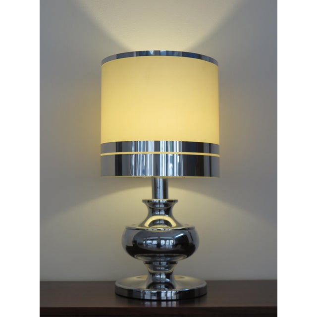 Chromed Metal Lampshade, Italy, 1970s For Sale - Image 4 of 11