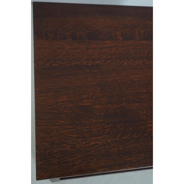 Wood Stickley Mission Oak Arts & Crafts Tv Stand For Sale - Image 7 of 11