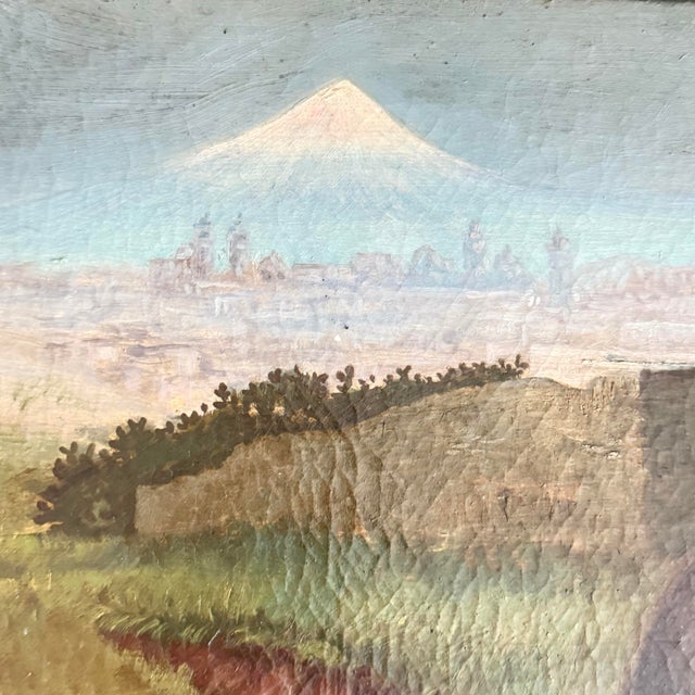 20Th Century Portrait of a Girl With Flower by Horacio Renteria Rocha For Sale - Image 11 of 12