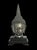 Silver South East Asian 'Silver'' Shan Buddha Head on Carved Wood Stand For Sale - Image 8 of 11