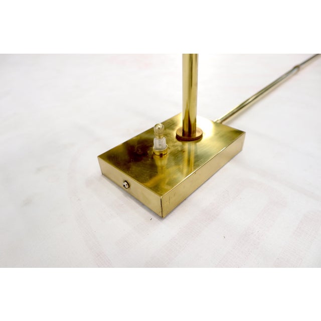 Mid-Century Modern Pair of Twisted Brass Tube Trumpet Shape Sconces For Sale - Image 3 of 14