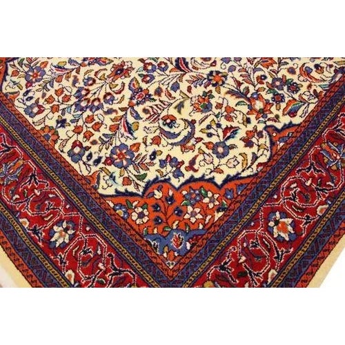 Middle Eastern Sarough Rug For Sale - Image 6 of 11