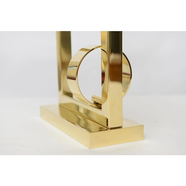 Vintage Margret Wasserman- Levy Geometric Brass Sculpture, 1970's For Sale In Miami - Image 6 of 9