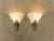 Albaster and Gold Leaf Brass Sconces, 1970s, Set of 2 For Sale - Image 10 of 16