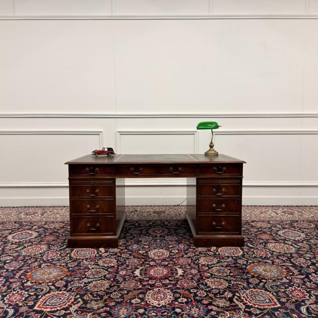 Classic and Elegant | Antique desks in English, Classic and Chesterfield style. This beautiful Desk is the eye catcher for...