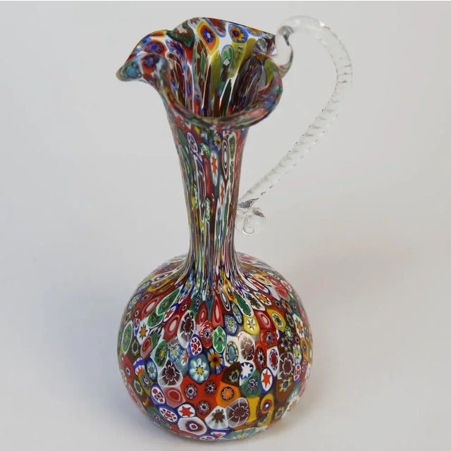 Murano Crystal Vase from Fratelli Toso, 1960s, in Very Good conditions. Designed 1960 to 1969