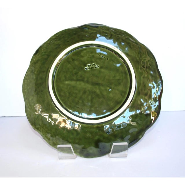 Belo Faiancas Portugal Green Cabbage Soup Tureen With Platter & Spoon For Sale - Image 10 of 10