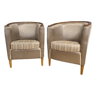 Art Deco Armchairs, 1930s, Set of 2 For Sale