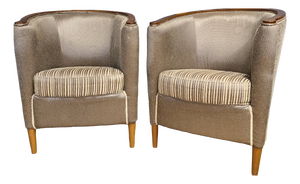 Art Deco Armchairs, 1930s, Set of 2
