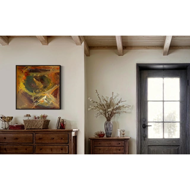 Contemporary Abstract Expressionist Painting Signed Diana '09 For Sale In Los Angeles - Image 6 of 12