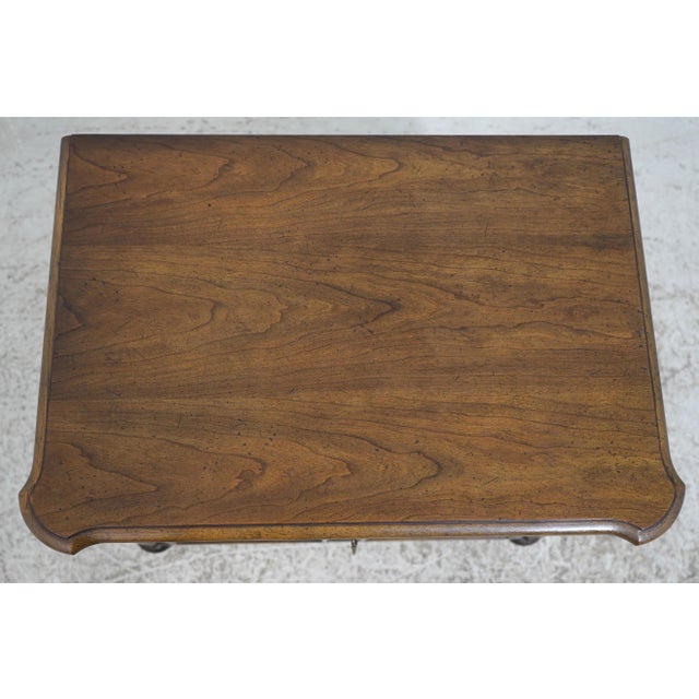 Pair of Henredon Walnut French Style Nightstands For Sale - Image 9 of 18
