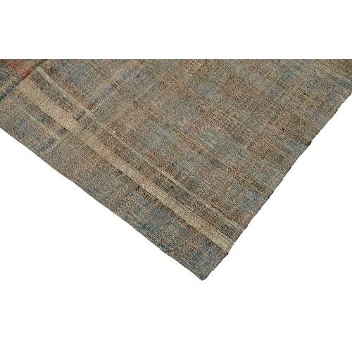 Vintage Turkish Flatweave Kilim Rug For Sale - Image 4 of 7