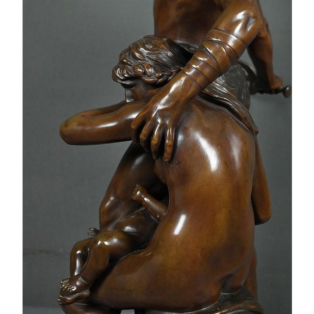 Boisseau, The Defense of the Hearth, Late 19th Century, Bronze For Sale - Image 18 of 18