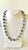 Mid 20th Century Vintage Chinese Blue and White Porcelain Shou Symbol Bead Necklace For Sale - Image 5 of 5