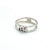 Traditional 1990s Gucci Estate Ladies Ring Size 7 Sterling Silver For Sale - Image 3 of 6