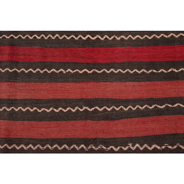 Mid-20th Century Vintage Kilim Runner Rug 4 '5'' X 10' 11''. For Sale - Image 10 of 13