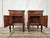 Art Deco Bedside Tables with Mirrored Top, 1950, Set of 2 For Sale - Image 12 of 17