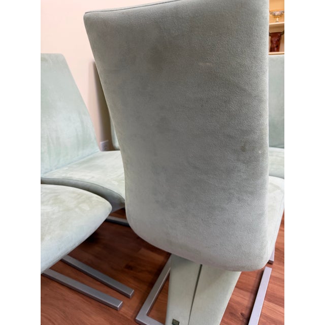 Rolf Benz 7800 Cantilever Dining Chairs Set For Sale - Image 10 of 11