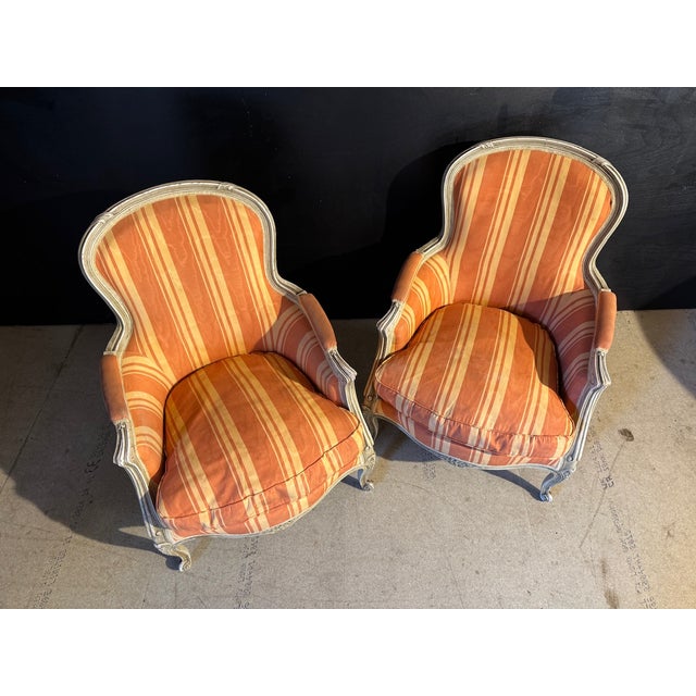 French Bergere Lounge Chairs, 1900, Set of 2 For Sale - Image 14 of 17