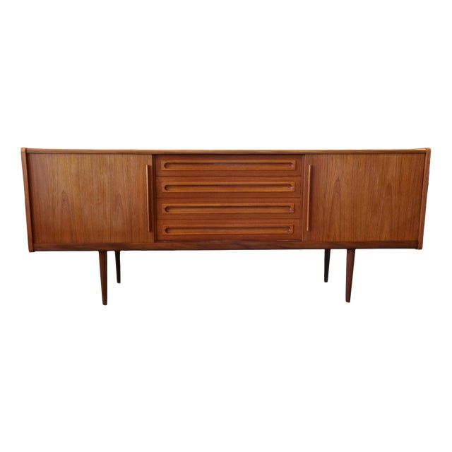 Vintage Danish Teak Sideboard by Johannes Andersen for Uldum Furniture Factory, 1960s For Sale