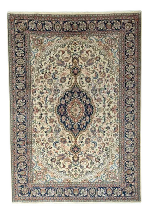 Hand-Knotted Sarough Oriental Rug in Cork Wool