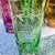 1960s Set of 6 multicolor cut to clear highball glasses attributed to Val St Lambert // cut crystal // midcentury glassware // elegant barware For Sale In Kansas City - Image 6 of 10