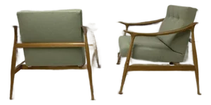 Mid-20th Century, Attributed to Ico Parisi for Fratelli Reguitti, Armchairs