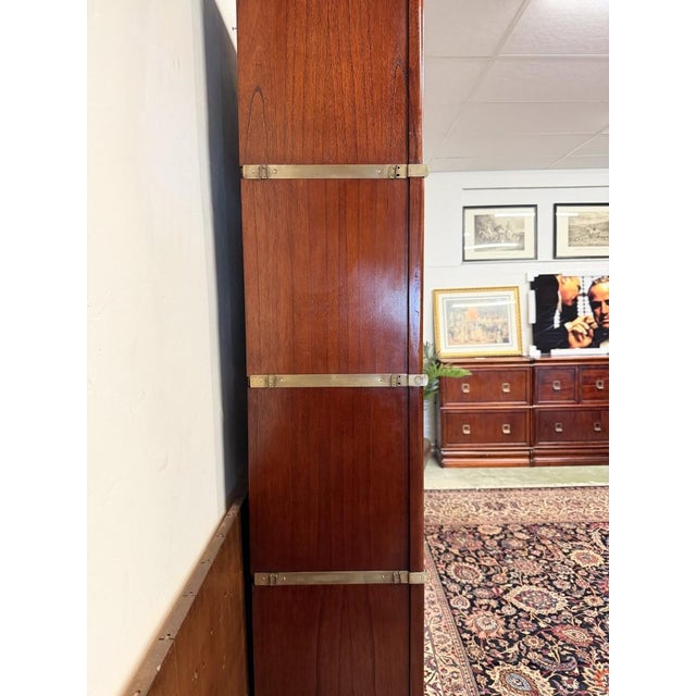 English Mahogany Bookcase from Globe Wernicke For Sale - Image 5 of 15