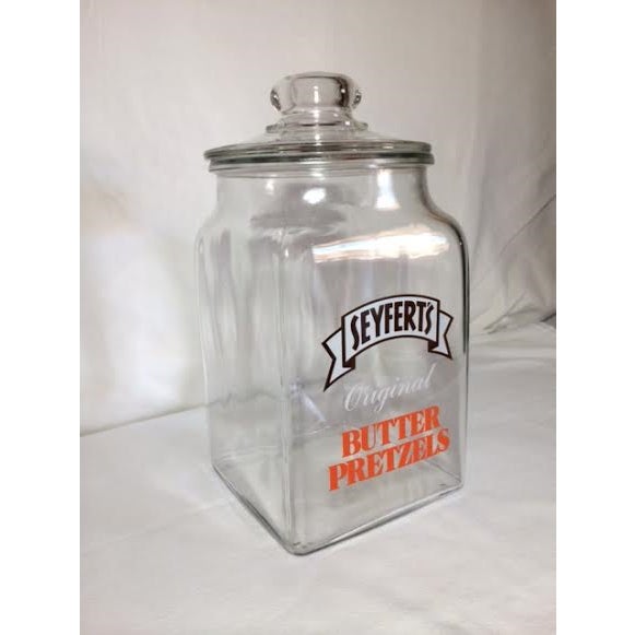 Vintage Seyfert's Original Butter Pretzel Jar Chairish