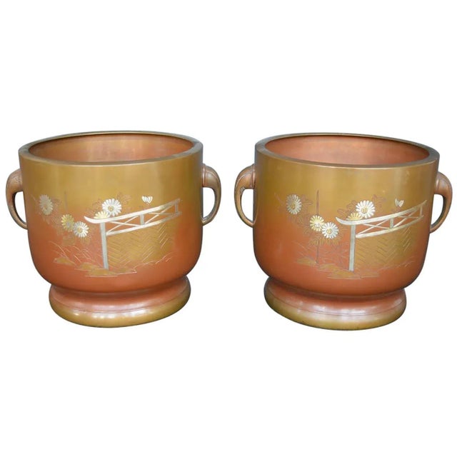 Pair of Japanese Planters For Sale - Image 4 of 4
