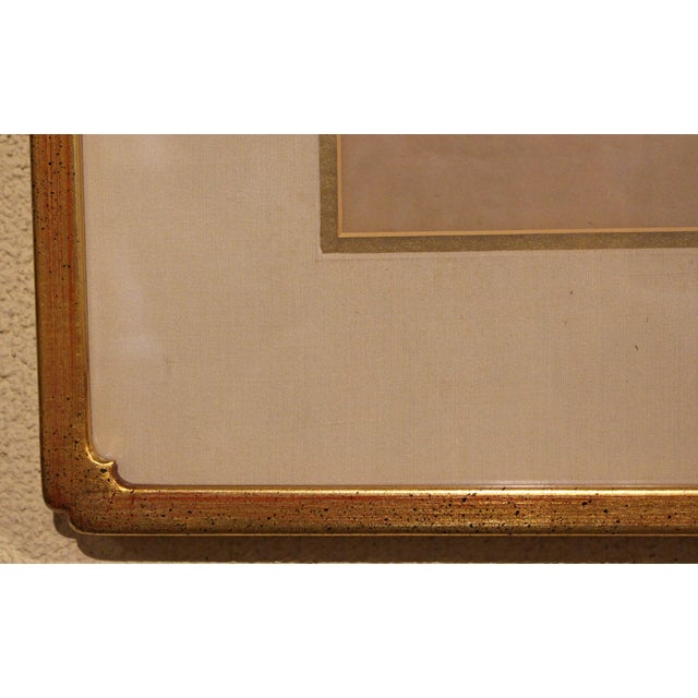 19th Century Painting of Aristocratic Japanese Figures From "The Tale of Genji" For Sale - Image 4 of 6