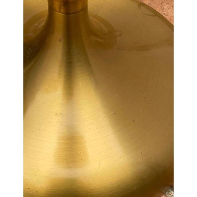 Gold Metal Floor Lamp by Mauro Marzello, 1980s For Sale - Image 11 of 15