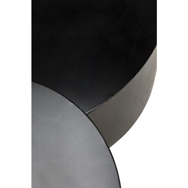 Not Yet Made - Made To Order NOIR Ella Three Round Coffee Table in Black Metal Finish For Sale - Image 5 of 9