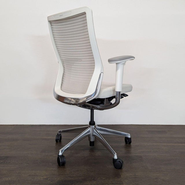 Room & Board Room & Board Okamura Modern Mesh Office Chair With Adjustable Arms For Sale - Image 4 of 10