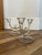 Mid-Century Modern Antique Mid-Century Modern Paden City Lucy Pattern Clear Glass Twin Arm Double Candelabras - Pair For Sale - Image 3 of 10