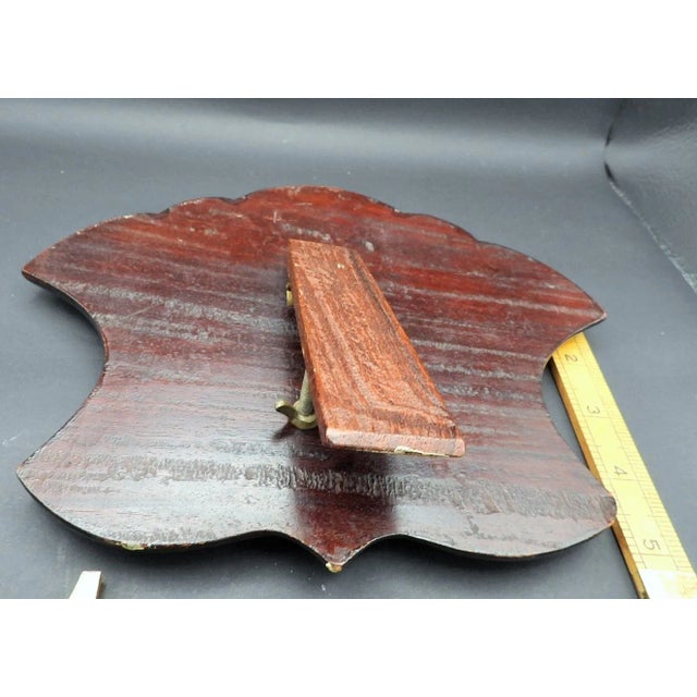 1900 - 1909 Antique Japanese Fan Shaped Scholar's Silverplate Writer's Desk Inspiration Plaque 1900 Chrysanthemums and Birds For Sale - Image 5 of 7