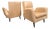 Armchairs in Hardwood & Suede, Giuseppe Scapinelli, 1950s - Lot 544A For Sale