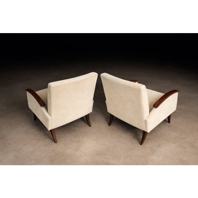 Pair of Brazilian Rosewood Lounge Armchairs by Liceu De Artes E Ofícios, Brazil, 1960s For Sale In New York - Image 6 of 18