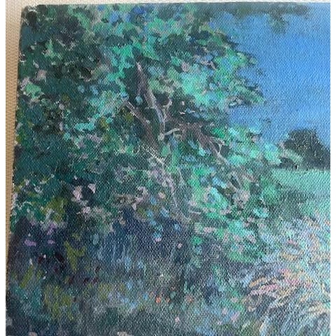 Late 20th Century Impressionist Landscape: "Lush Brook" by j.c. Lynch For Sale - Image 13 of 13