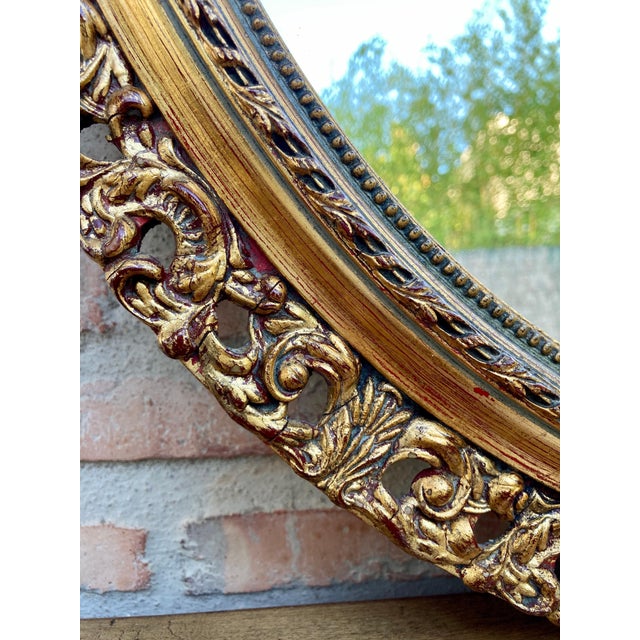 Early 20th Century French Giltwood Wall Mirror For Sale In Miami - Image 6 of 18