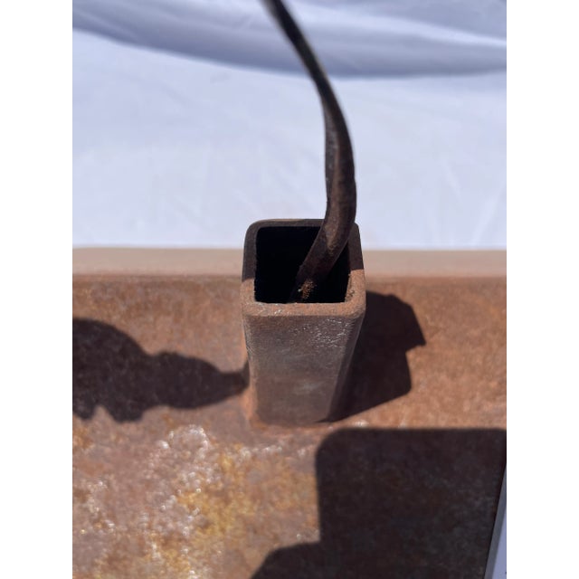 Metal 1960s Handmade Rustic Metal House For Sale - Image 7 of 12