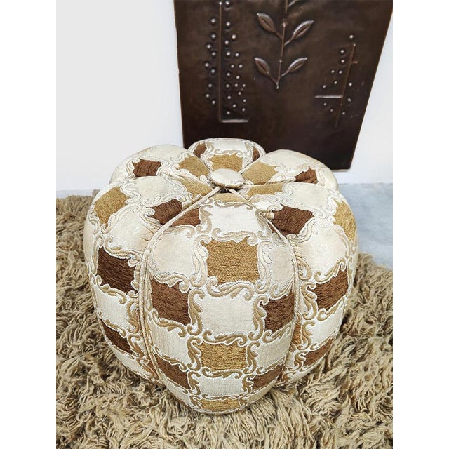 1930s Vintage Tulip Ottoman by Jindrich Halabala, 1930s For Sale - Image 5 of 6