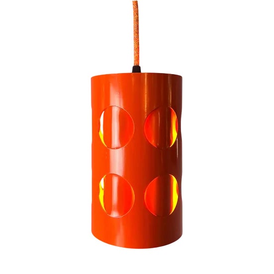 Hanging Lamp in Orange Metal from Raak Amsterdam For Sale