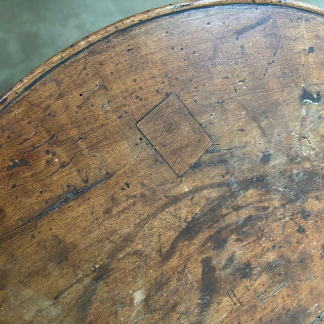 Antique Wooden Tripod Side Table, Late 18th Century For Sale - Image 9 of 13