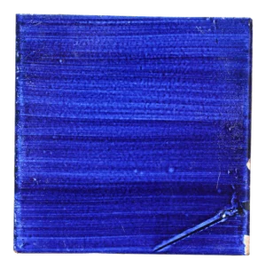 1900s Spanish Cobalt Blue Tile, Earthenware